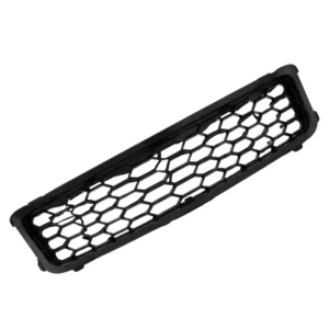 Premium Front Bumper Lower Honeycomb Grille Insert Black ABS Plastic